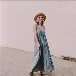 lace maxi dress
